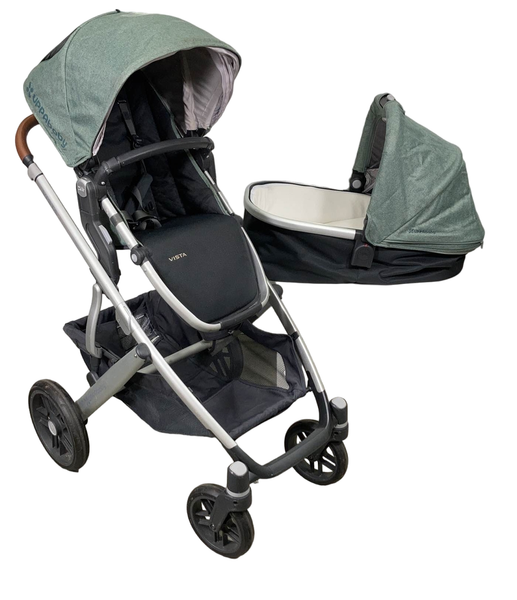 UPPAbaby VISTA Stroller, Emmett (Green Melange), 2019