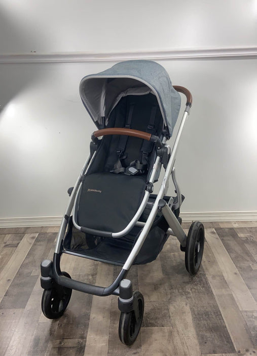 used UPPAbaby VISTA V2 Stroller, 2020, Gregory (Blue Melange) - HIDDEN STAINS/REMOVE BASSINET NEW PICTURES