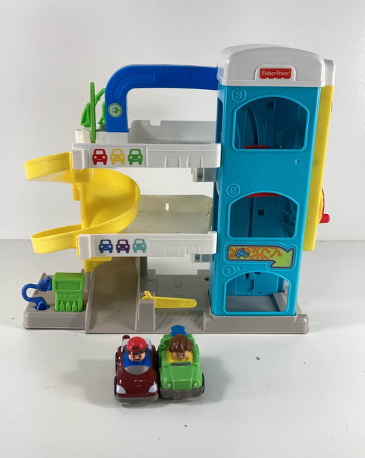 used Fisher Price Little People Helpful Neighbors Wheelie Garage