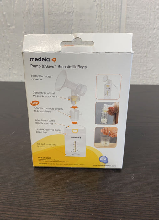 secondhand Medela Pump And Save Breastmilk Bags, Set of 30