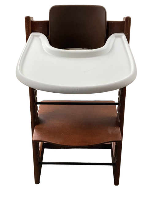 secondhand Stokke Tripp Trapp High Chair with Baby Set and Tray, Walnut, White