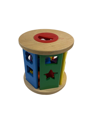 Melissa and doug match and online roll shape sorter