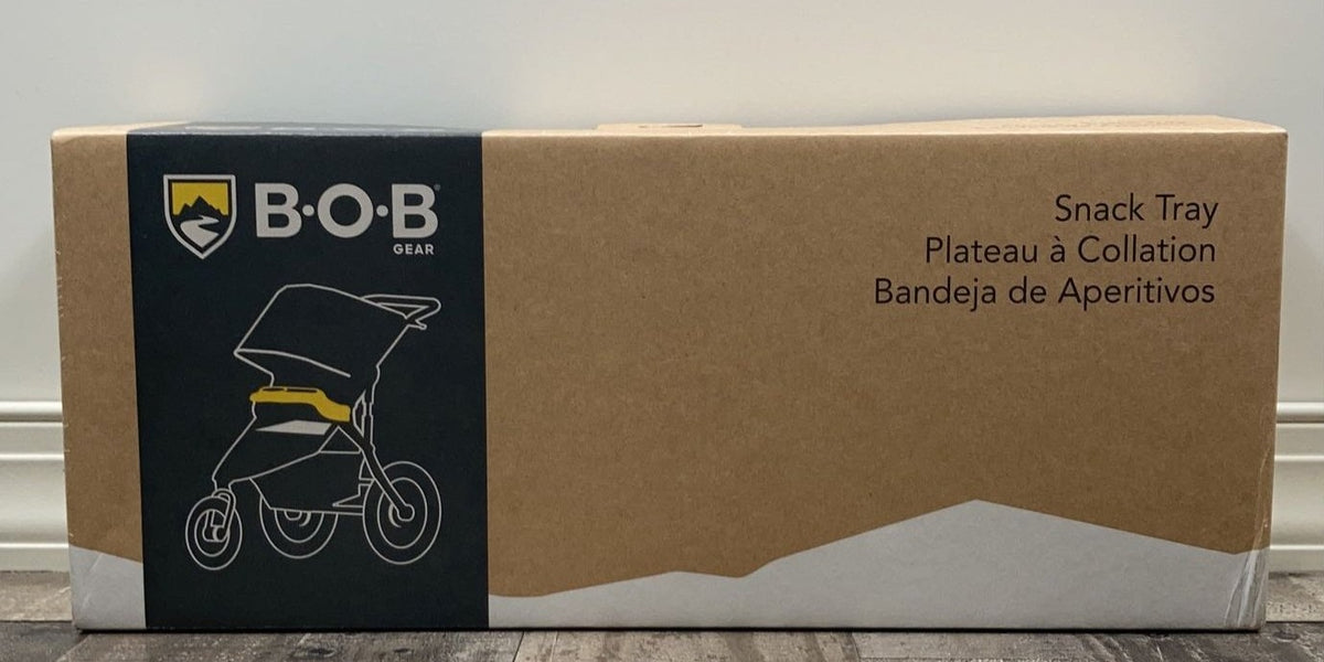 BOB Duallie Snack Tablett – Schwarz, Praktischer Snackhalter Für Den Kinderwagen