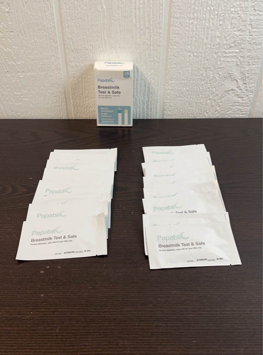 used Papablic Breastmilk Test And Safe Strips