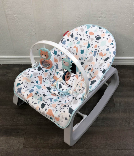 used Fisher Price Deluxe Infant To Toddler Rocker