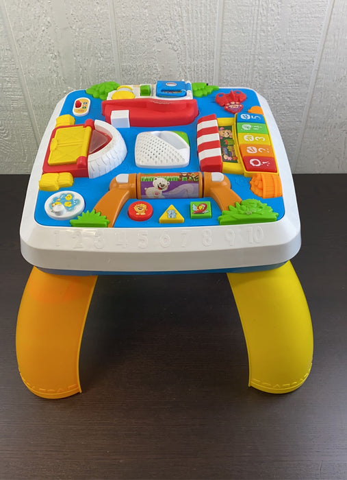 used Fisher Price Laugh And Learn Around The Town Learning Table