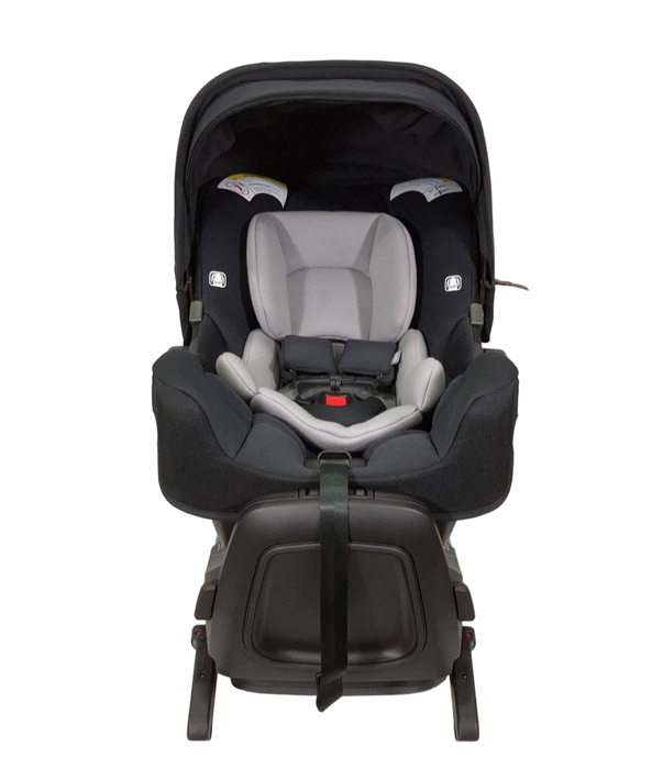 used Nuna PIPA rx Infant Car Seat with RELX Base, 2022, Caviar