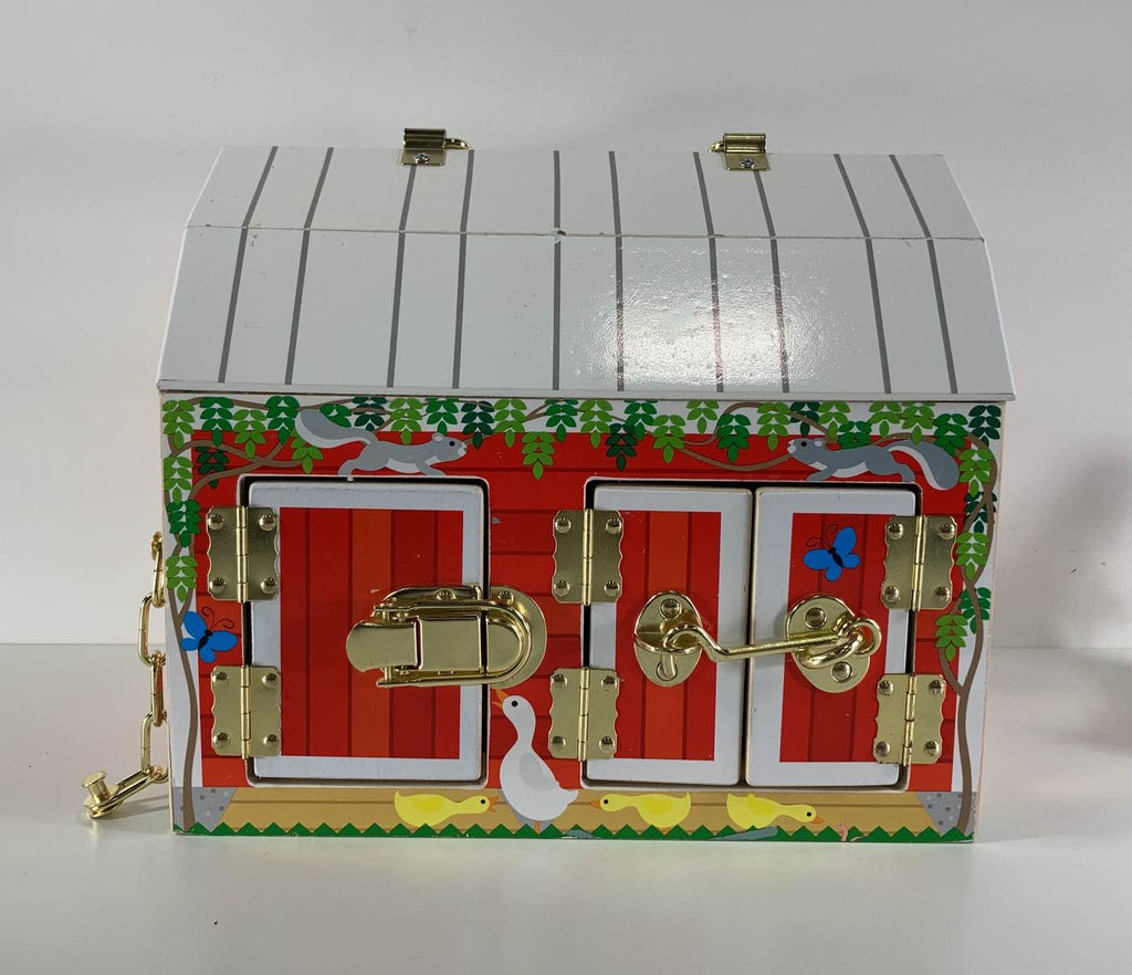 Melissa & Doug Wooden Latches Barn