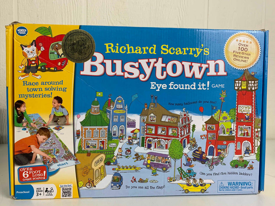 used Wonder Forge Richard Scarry’s Busytown, Eye Found It Game