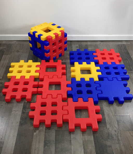 used Little Tikes Big Waffle Block Set