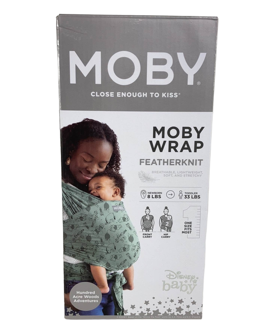 used Moby Wrap Baby Carrier, Hundred Acre Wood