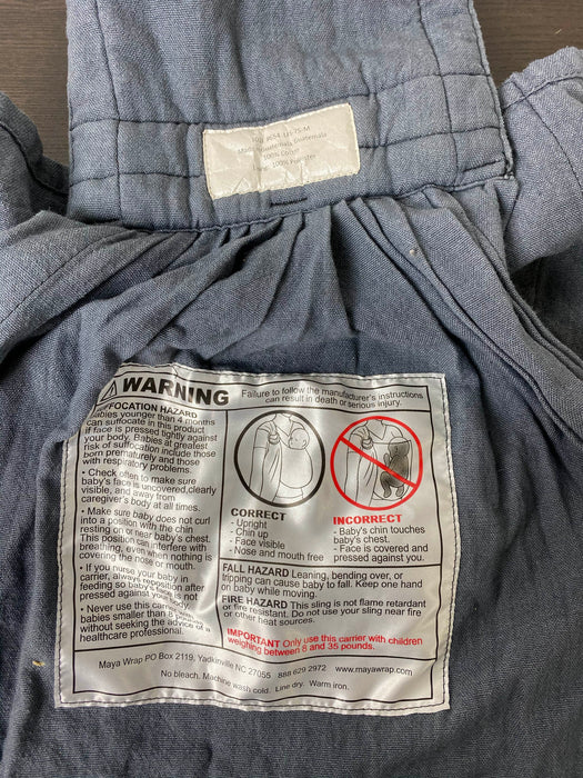 secondhand Maya Wrap Lightly Padded Ring Sling Baby Carrier