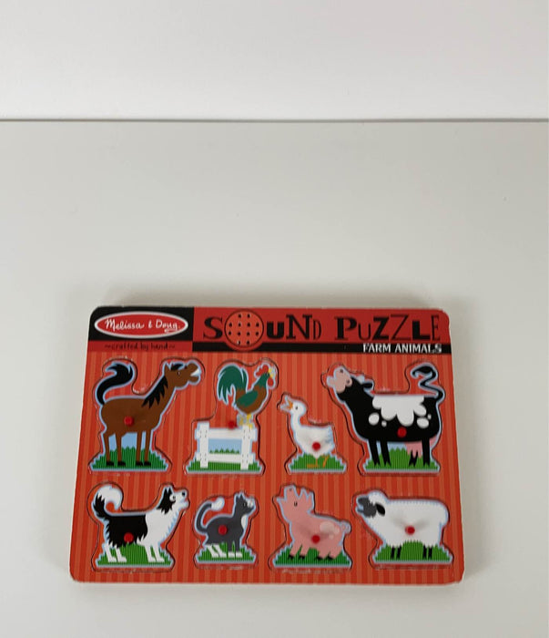 Shop Melissa & Doug Sound Puzzle, Farm Animals at GoodBuy Gear
