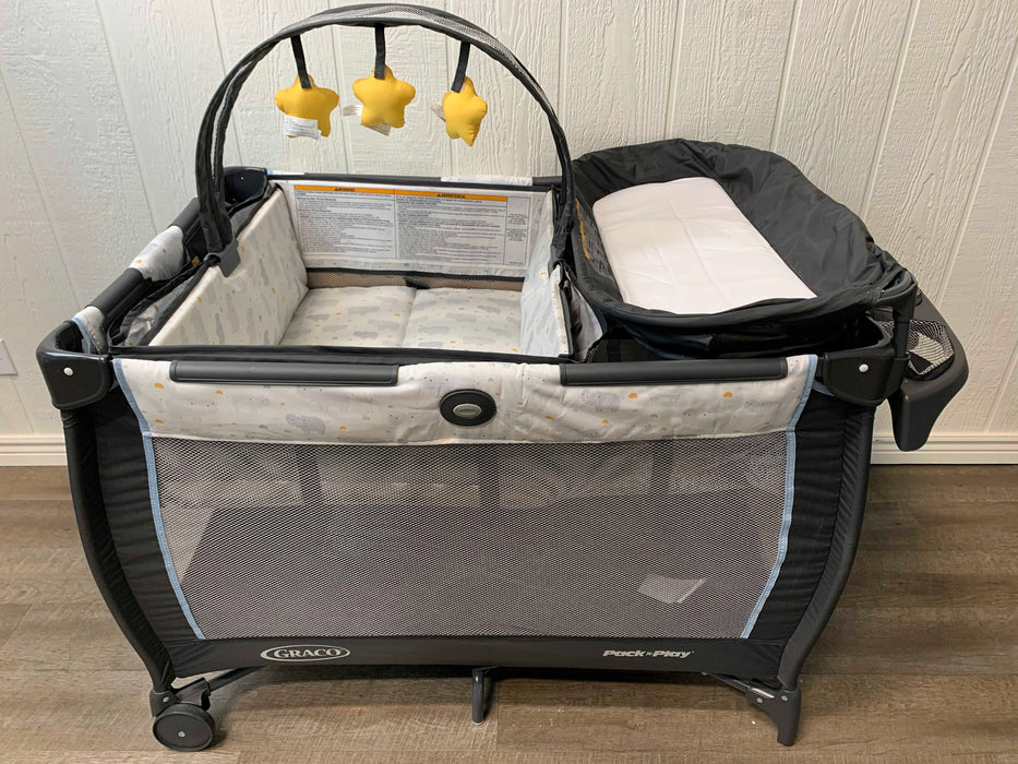 used Graco Anywhere Dreamer Playard With Bassinet, Hattie