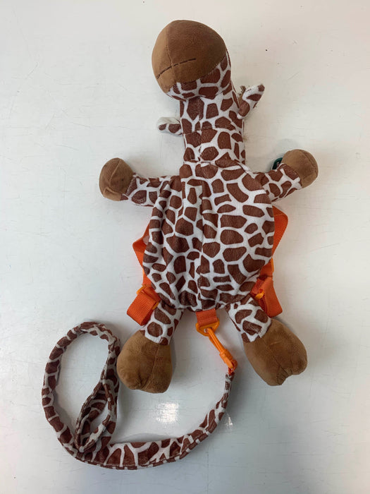 secondhand Animal Planet Giraffe Plush Soft Backpack Bag Harness With Toddler Safety Leash, Giraffe 