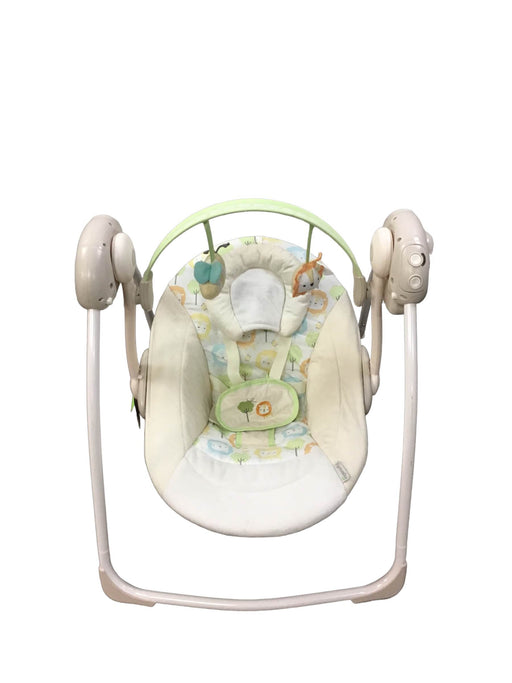 used Ingenuity Soothe N Delight Portable Swing, Sunny Snuggles