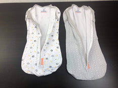 secondhand SwaddleMe Arms Free Convertible Pod 2pk, Lucky Star Large 4-6 months