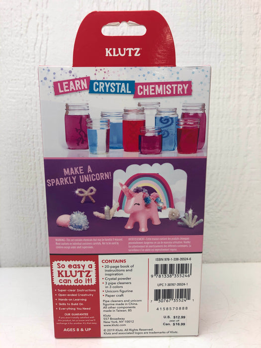 secondhand Klutz Crystal Unicorn Kit