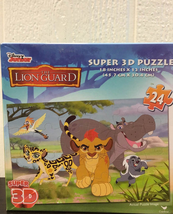 used Cardinal Disney Puzzle, The Lion Guard 24 piece