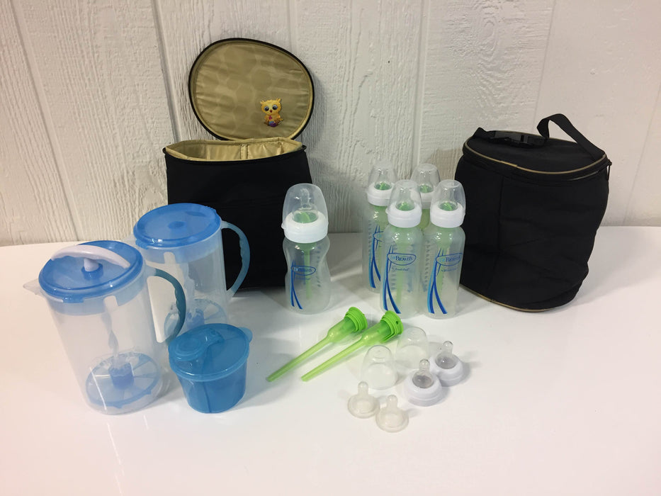 used Dr. Brown’s Bottles And Accessory Bundle