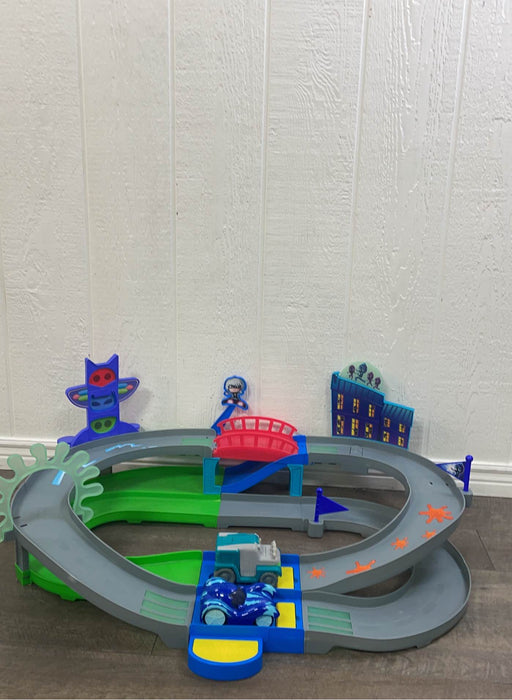 used PJ Masks Rev-N-Rumblers Track Playset