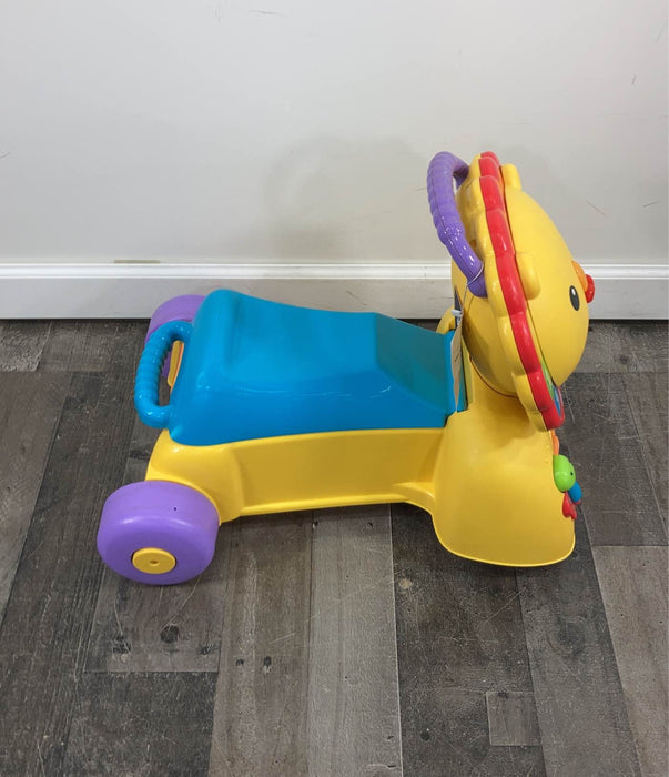 secondhand Fisher Price 3-in-1 Sit, Stride, and Ride Lion Toy