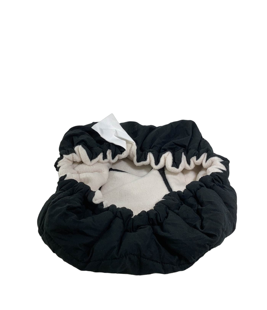 thumbnail image 2 of Jolly Jumper Deluxe Sneak-A-Peek Car Seat Cover - Grey Chevron Weather Protection 2 of 10