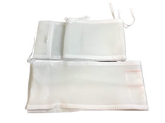 used Breathable Baby Mesh Crib Liner, White