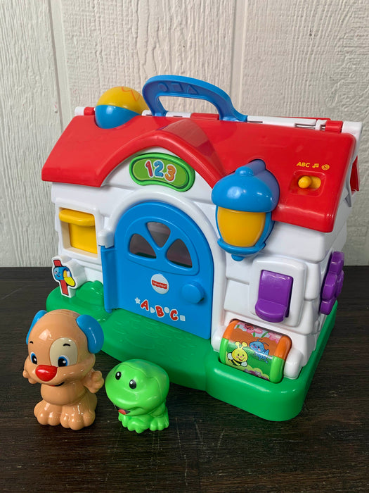 used Fisher Price Laugh and Learn Puppy’s Busy Activity Home