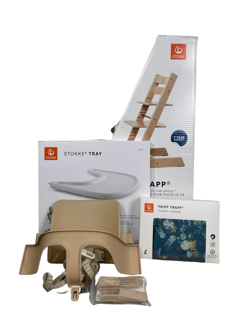 stokke high chair assembly Stokke Tripp Trapp Complete High Chair, Natural, Into The Deep