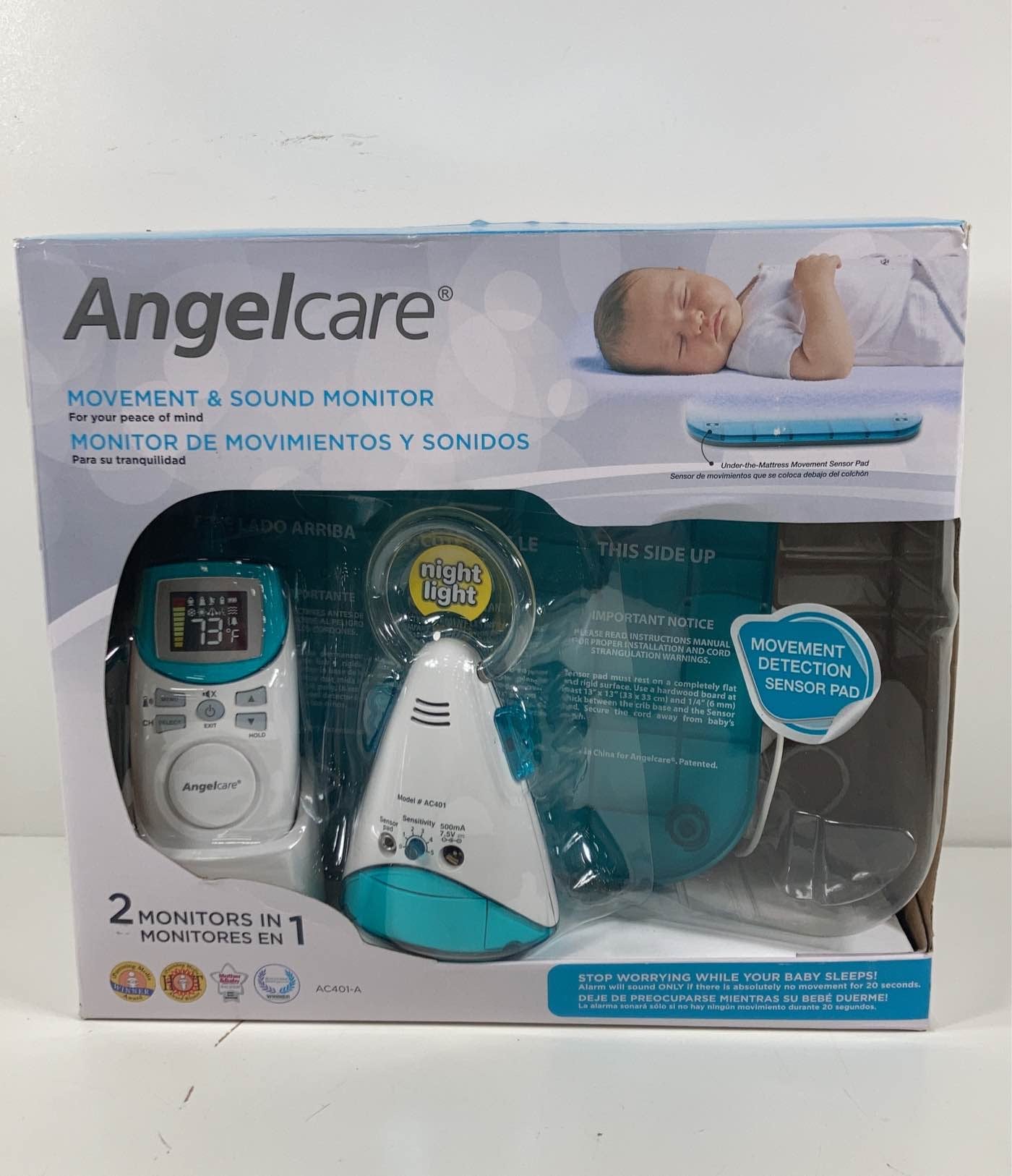 Angelcare Motion Sensor Baby Monitor 2024