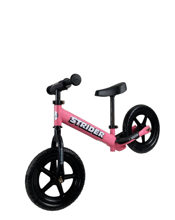 secondhand Strider Balance Bike 12” Sport, Pink