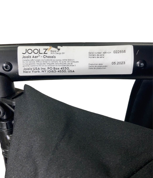 secondhand Joolz Aer+ Stroller, 2023, Refined Black