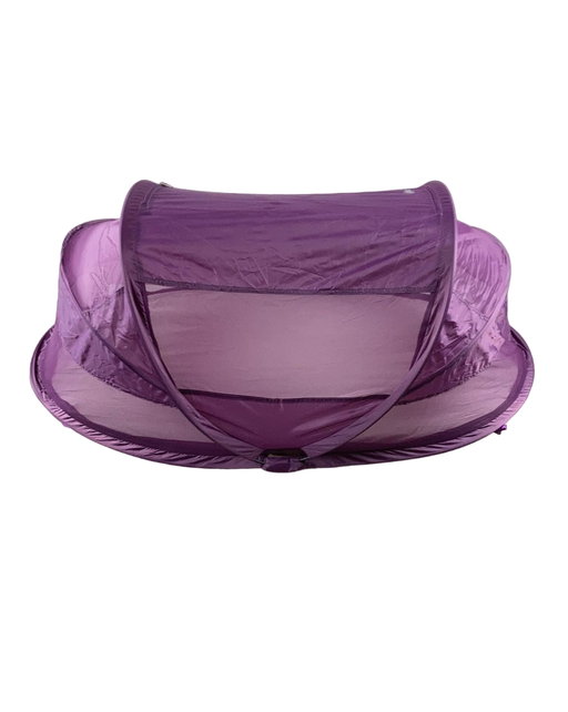 used Joovy Gloo Portable Tent Travel Bed, Sunset Purple