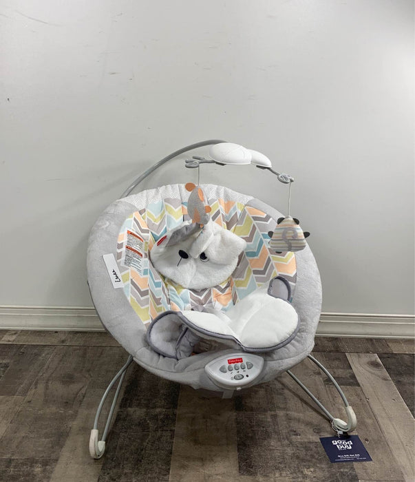 secondhand Fisher Price Deluxe Bouncer, Sweet Snugapuppy Dreams