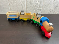 used Melissa & Doug Wooden Farm Train Set