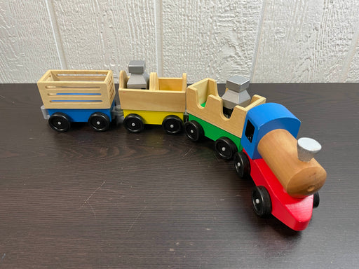 used Melissa & Doug Wooden Farm Train Set