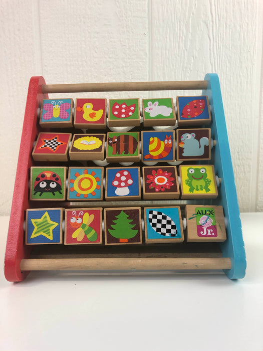 used ALEX Toys Busy Tot Wooden Activity Triangle