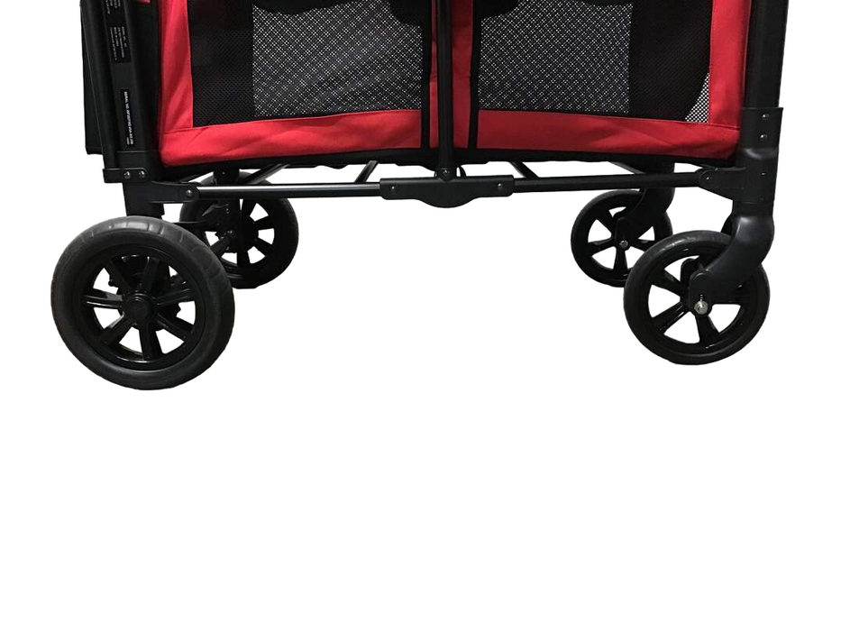 used Wonderfold W2 Original Multifunctional Double Stroller Wagon, 2021, Red