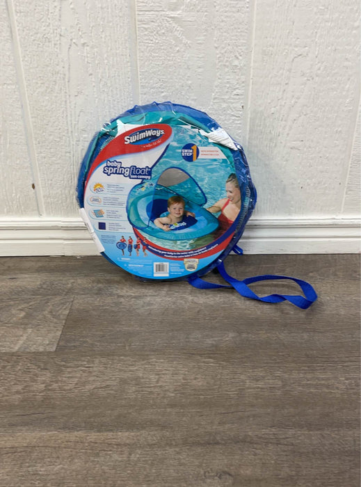 Shop SwimWays Baby Spring Float with Sun Canopy at GoodBuy Gear