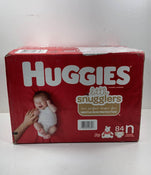 secondhand Huggies Little Snugglers 84 Count, Newborn