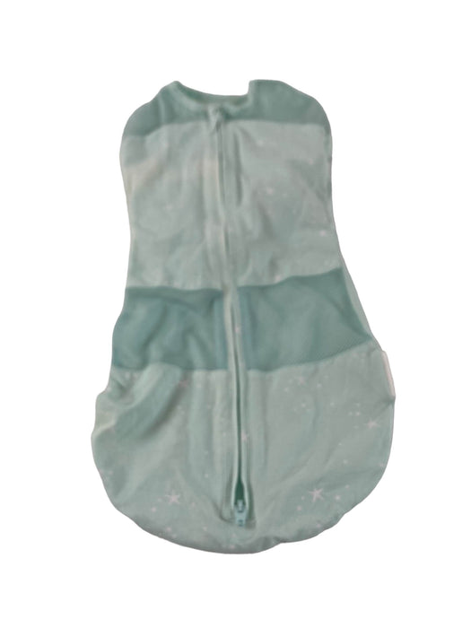 used Happiest Baby Sleepea Swaddle, Teal Stars, Small