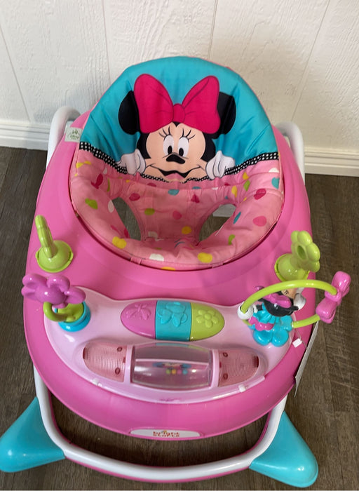 secondhand Bright Starts Minnie Mouse Peekaboo Walker