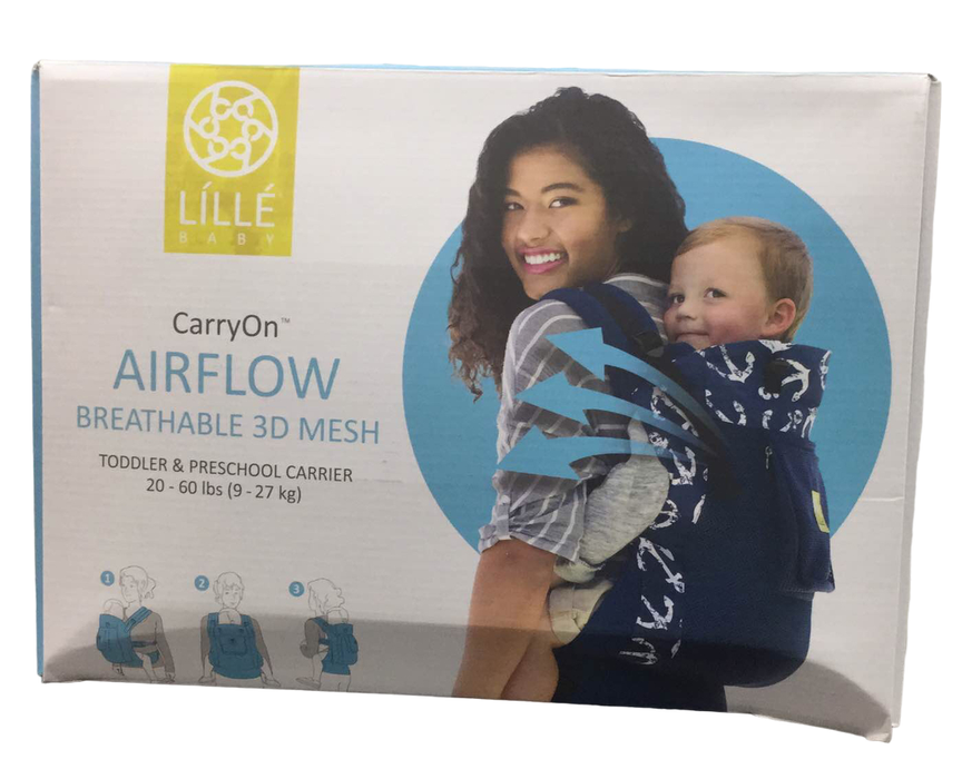 secondhand Lillebaby CarryOn Airflow Carrier Toddler Size, Black