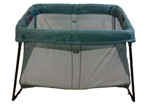 used BabyBjorn Travel Crib Light, Dark Green