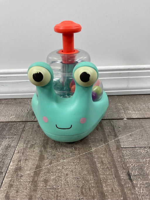 used B. toys Escar-Glooooow Spinning Snail Popper