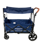 secondhand Wonderfold X2 Push + Pull Double Stroller Wagon, 2022, Sapphire Navy