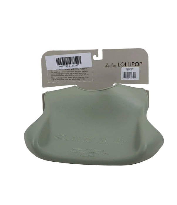 Shop LouLou Lollipop Silicone Bib, Avocado at GoodBuy Gear