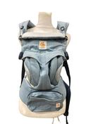 used Ergobaby Omni 360 Cotton Baby Carrier, Heritage Blue