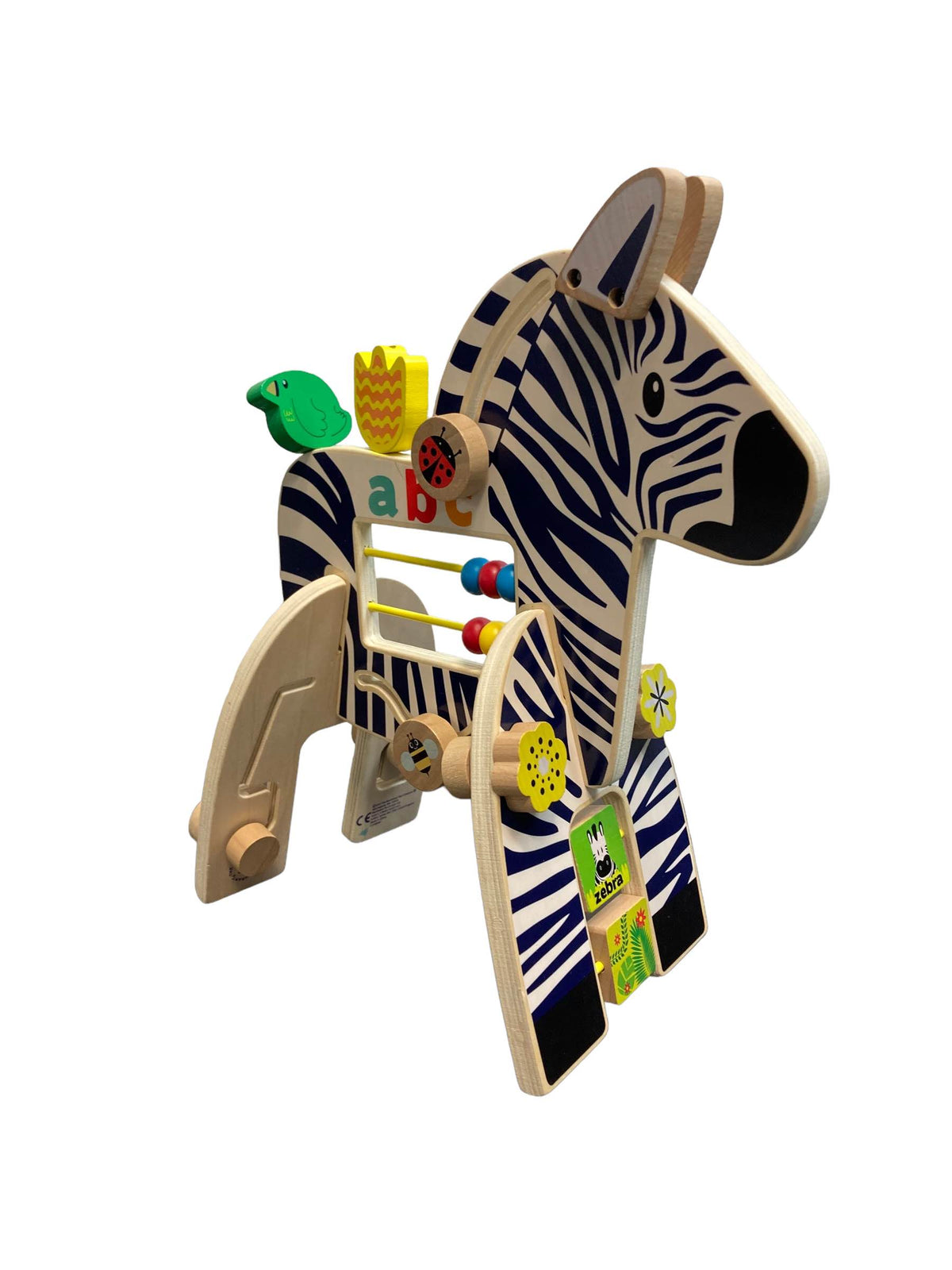 Manhattan Toy Safari Zebra Wooden Toddler Activity Toy — GoodBuy